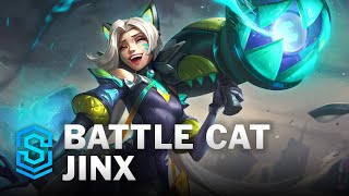 Battle Cat Jinx Skin Spotlight - League of Legends