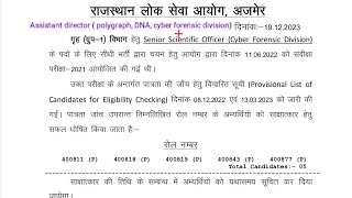 Home department vacancy 2021 result for interview 2023