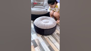 8062 INFLATABLE SOFA LOUNGE CHAIR OTTOMAN, BLOW UP CHAISE LOUNGE AIR SOFA, INDOOR FLOCKING LEISURE