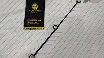 Double side Placket for senator dress.