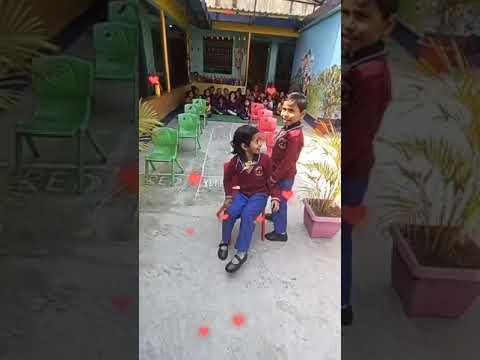 reaching destination game through zigzag way at Wishing well school on 23-03-24 Saturday