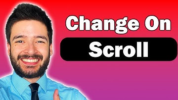 On Scroll Events Using JavaScript | Step-by-step Tutorial! JavaScript Tutorial