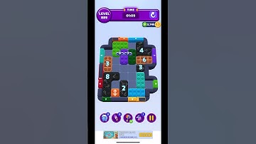 Level 889 color block jam solved #games #colorblocks #gaming #colorblockjam #level889