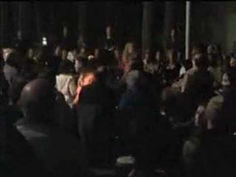 Christine Stevens leading a Drum Circle at Winter ...