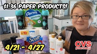 CVS HAUL (4/21 - 4/27 ) | SCOTT/CHARMIN/RAW SUGAR FOR $1.36! by Savvy Coupon Shopper 7,099 views 2 weeks ago 12 minutes, 40 seconds
