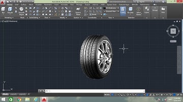 How to make car wheel in Autocad !! Autocad (हिन्दी) tutorial
