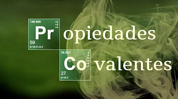 ¿Cuáles son las 4 propiedades de los compuestos covalentes?