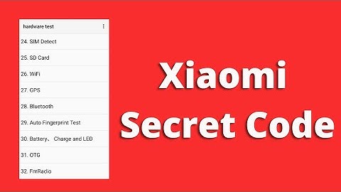 Secret codes on xiaomi | how to check all sensors in xiaomi