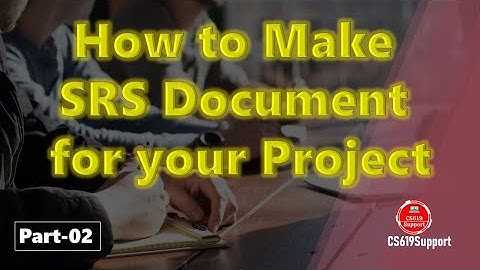 How to Make SRS Document - Part02