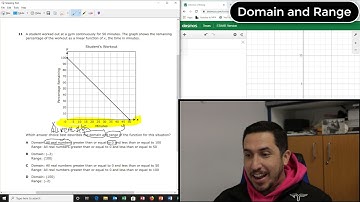 Domain & Range: How to Pass Algebra 1 STAAR Test. Easiest. Fastest. Quickest. Step 2 of 6