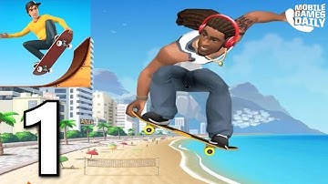 Flip Skater: Gameplay Part 1 (iOS Android) Games for kids