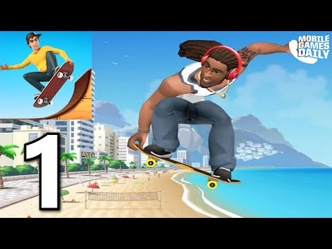 Flip Skater: Gameplay Part 1 (iOS Android) Games for kids