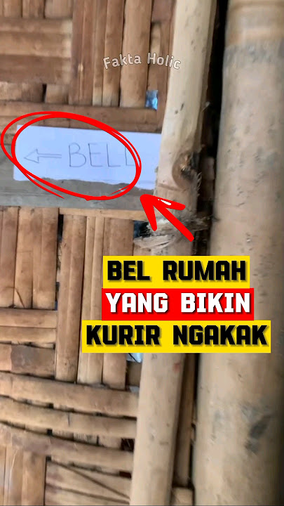 BEL RUMAH UNIK YANG BIKIN KURIR PAKET KETAWA NGAKAK ‼️😂🤣
