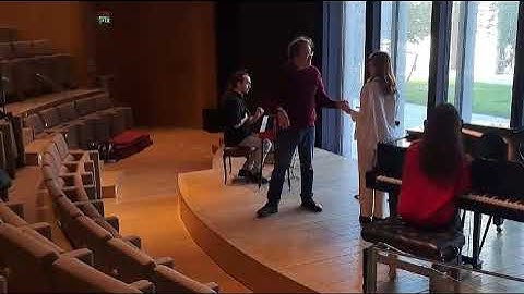 Conducting masterclass with Ennio Nicotra. Excerpt from  lesson on Brahms I 4th mov