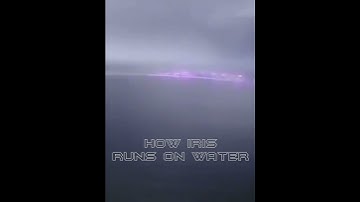 HOW IRIS RUNS ON WATER VS HOW FLASH RUNS ON WATER #edit #flash #iris #blowup #viral