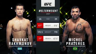 UFC Vegas 30: Rakhmonov vs. Prazeres (Full Fight Highlights)