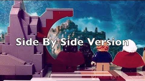 Lego Desolation of Smaug trailer #3 Side by Side version