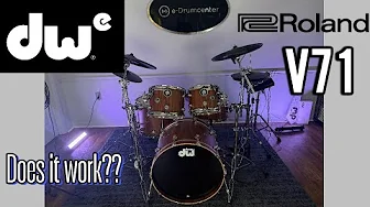 DWe Drums with Roland V71 Module
