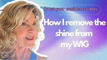 How to take the Shine off your wig - with Dry Shamp Tips and Tricks! #wigswithsparky #thinkaboutawig