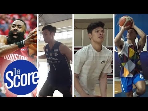 UAAP Stars Try James Harden's One-Legged 3-Pointer | The Score amurar