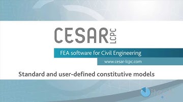 CESAR-LCPC version 6 - Toolbox for constitutive models