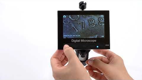 4.3 inch digital microscope usage instructions