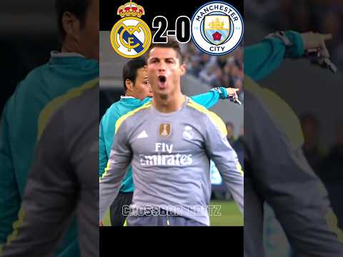 Man City vs Real Madrid 15/16 #cr7 🔥🐐 #siuuuuu #football #youtube #shorts