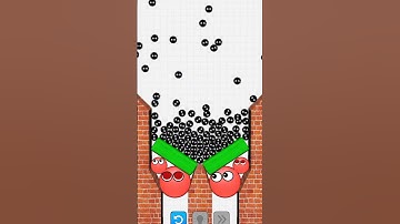 DRAW TO SMASH: Logic Puzzle vs HIDE BALL : Brain Teaser ASMR Gameplay Android iOS short.