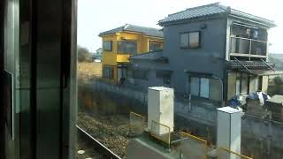 JR東日本E231系　側面展望　東鷲宮→古河（宇都宮線普通）　コツK-31編成