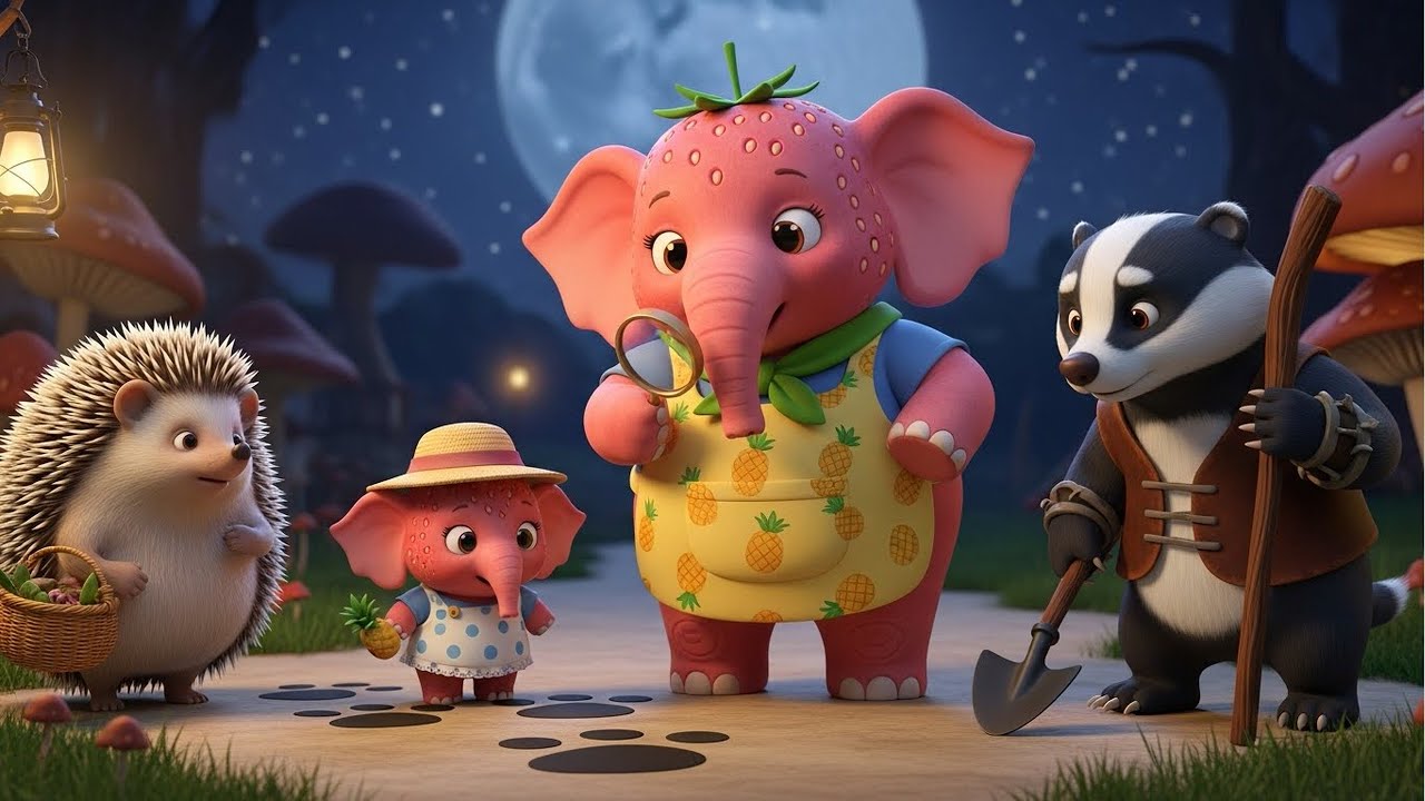 Erdbeer Elefanten Familie 🍓Das Rätsel der Pilzfarm – Wahrheit finden und Vergebung wachsen lassen