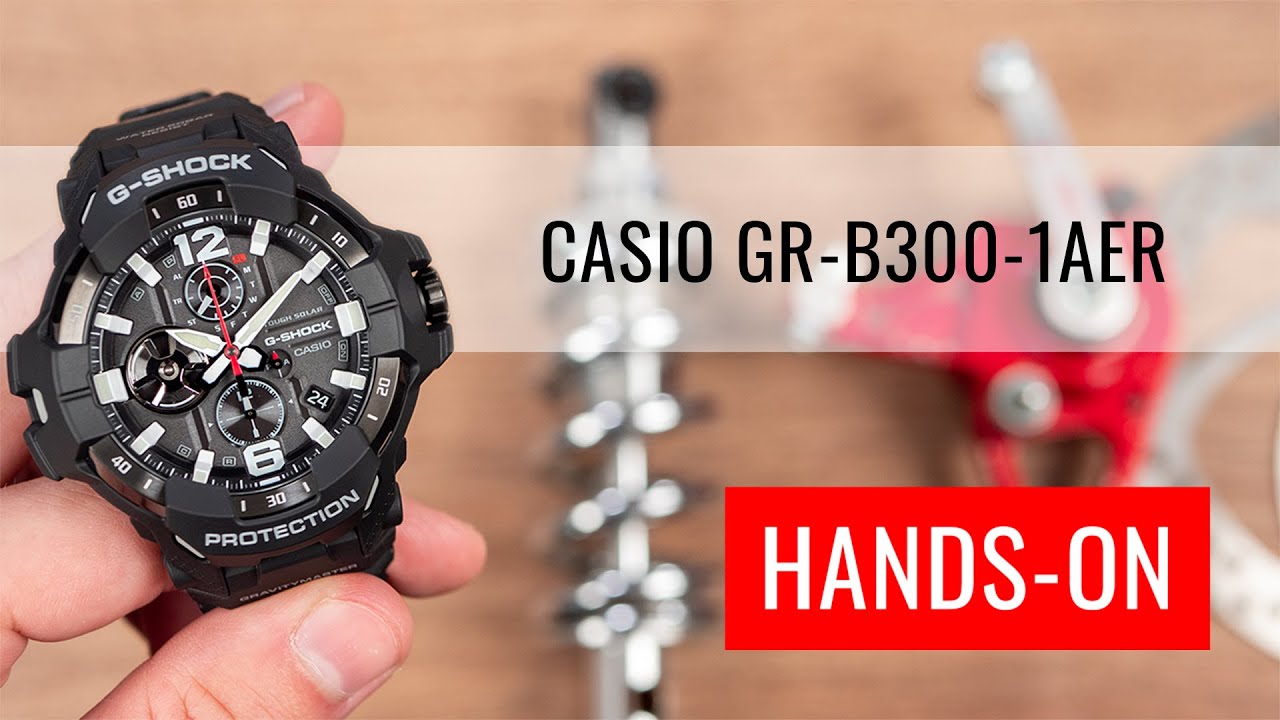 HANDS-ON: Casio G-Shock Master of G GR-B300-1AER Gravitymaster 