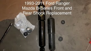 1993-2011 Ford Ranger Mazda B-Series Front and Rear Shock Replacement