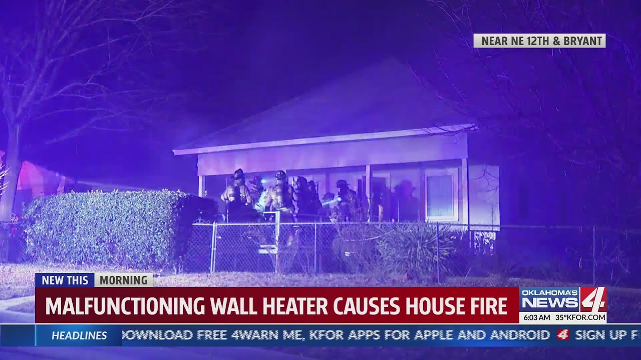Firefighters knock down house fire in NE Oklahoma City - YouTube
