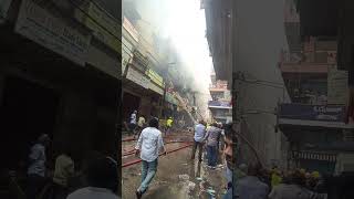 Bengaluru karnatak SP road Aag lag Gai