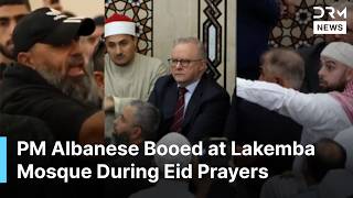 Get Out Pm Albanese Booed At Lakemba Mosque As Gaza Anger Boils Over During Eid Prayers Ah1C