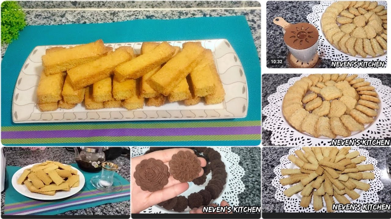 5 وصفات بسكوت النوادي والمصايف وبداية الدراسة 🍪👌 اقتصادية وسهلة التحضير مع نيفين عبدالعظيم