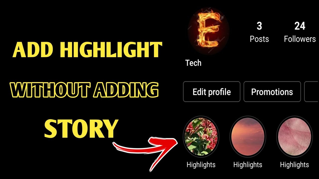 How To Add Instagram Highlights Without Adding A Story // Add