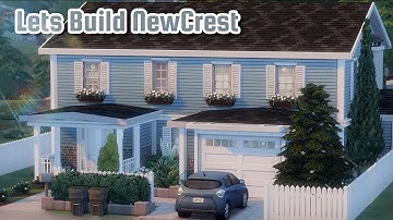 TheSims4// Let’s Build NewCrest🩵// SpeedBuild