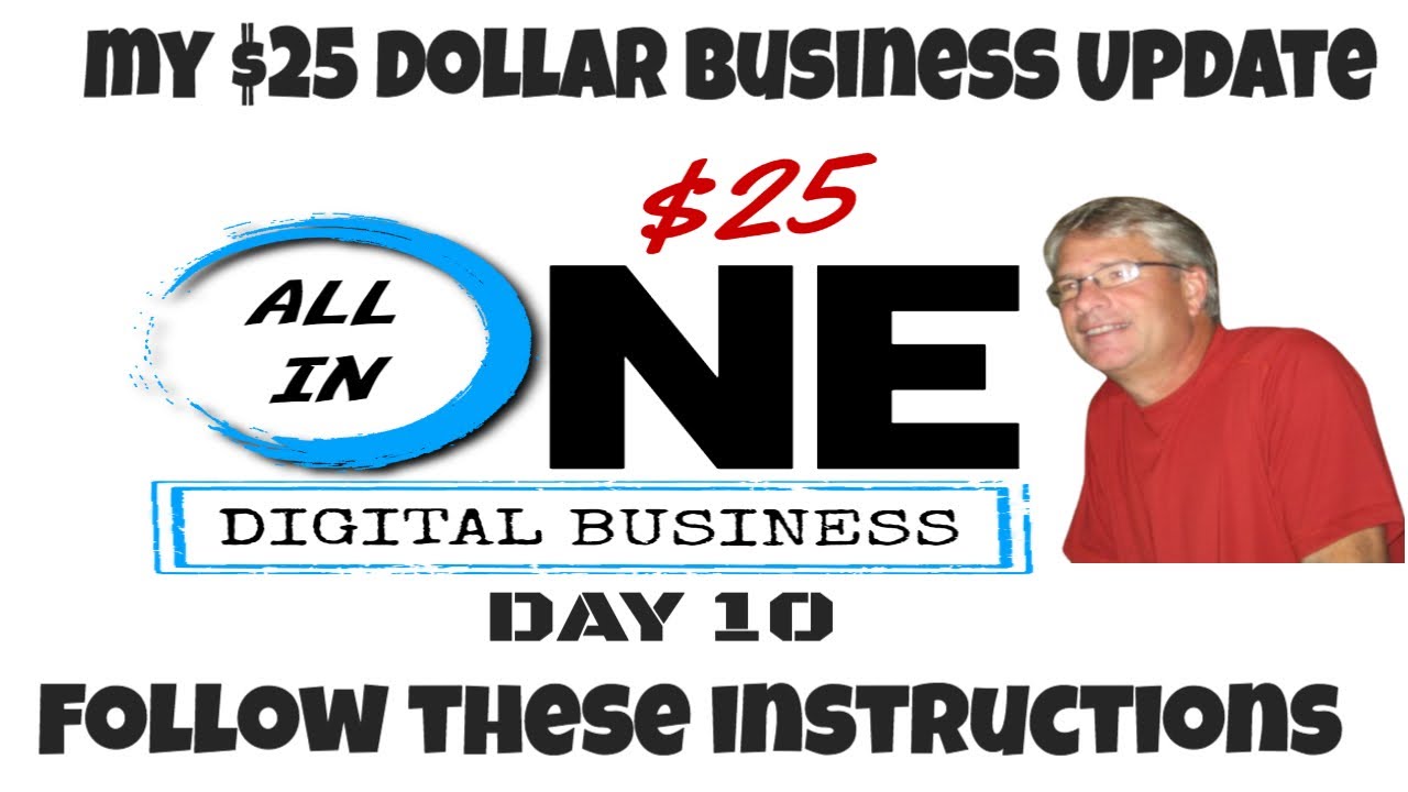 My $25 Dollar Business Update | Follow These Instructions
