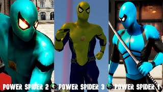 Power Spider 1 Vs Power Spider 2 Vs Power Spider 3 - Flying Amazing Spiderman | Android GamePlay screenshot 4