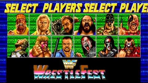 Select Your Player theme (Superstar Select) - WWF WrestleFest (Arcade)