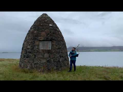 Fhuair Mi Pog at the MacCrimmon Cairn at Borreraig