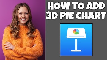 How To Add A 3D Pie Chart On Keynote | Step By Step Guide - Keynote Tutorial