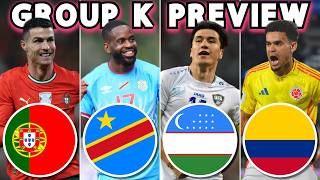 Anything Can Happen In Group K At The 2026 FIFA World Cup!