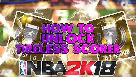 HOW TO GET TIRELESS SCORER BADGE SUPER FAST | FULL TUTORIAL | NBA 2K18