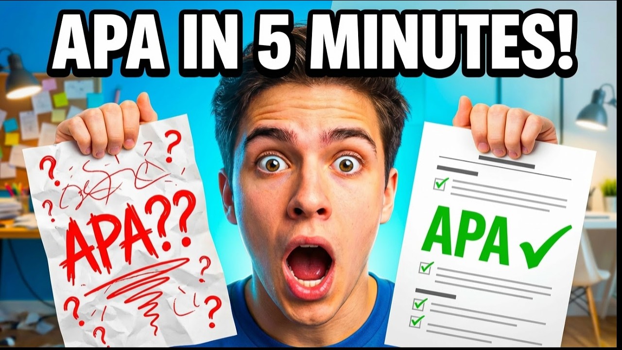 Myapa APA Made Simple (Step by Step for Beginner) - YouTube