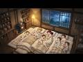 Peaceful Indian Village Night in Heavy Rain | Ghibli Style Ambience & Cozy Cooking Sounds