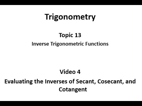 Evaluating Inverses for