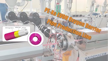 PEXa  EVOH oxygen barrier pipe production line / Oxygen Barrier Pipe Making Machine KAIDE factory