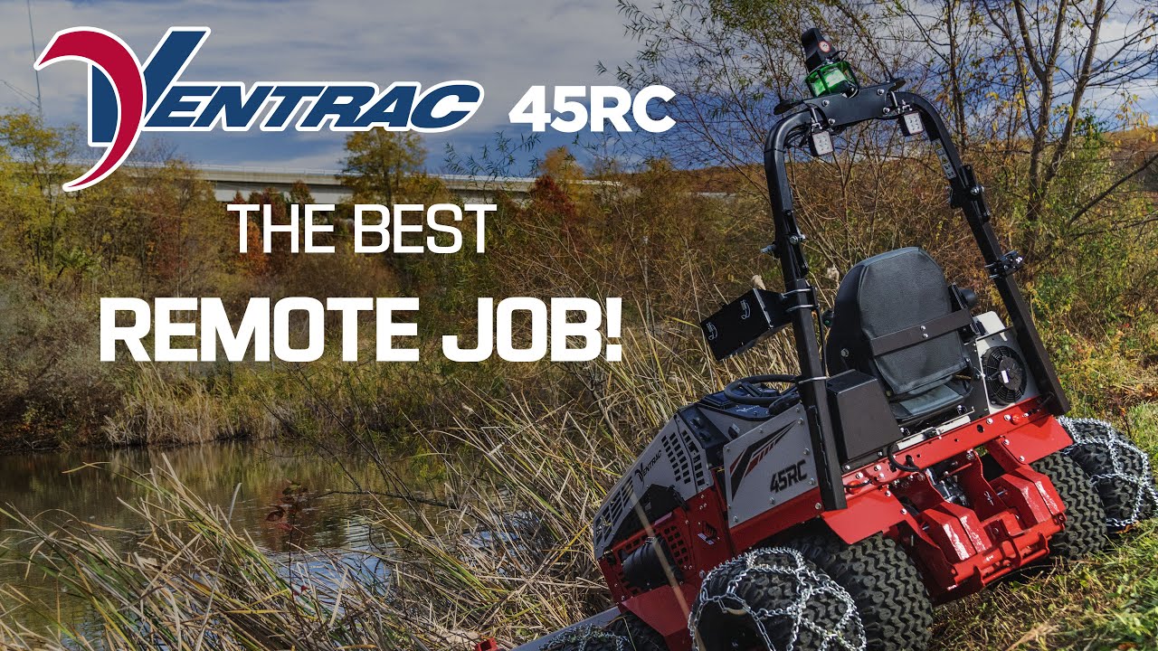 The Ventrac 45RC | An even SAFER way to maintain hillsides!